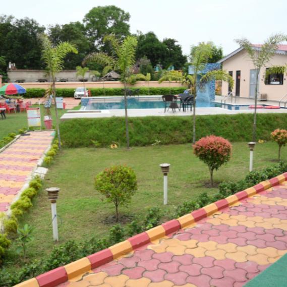 Golden View Resort And Restaurant Tajpur Bagian luar foto