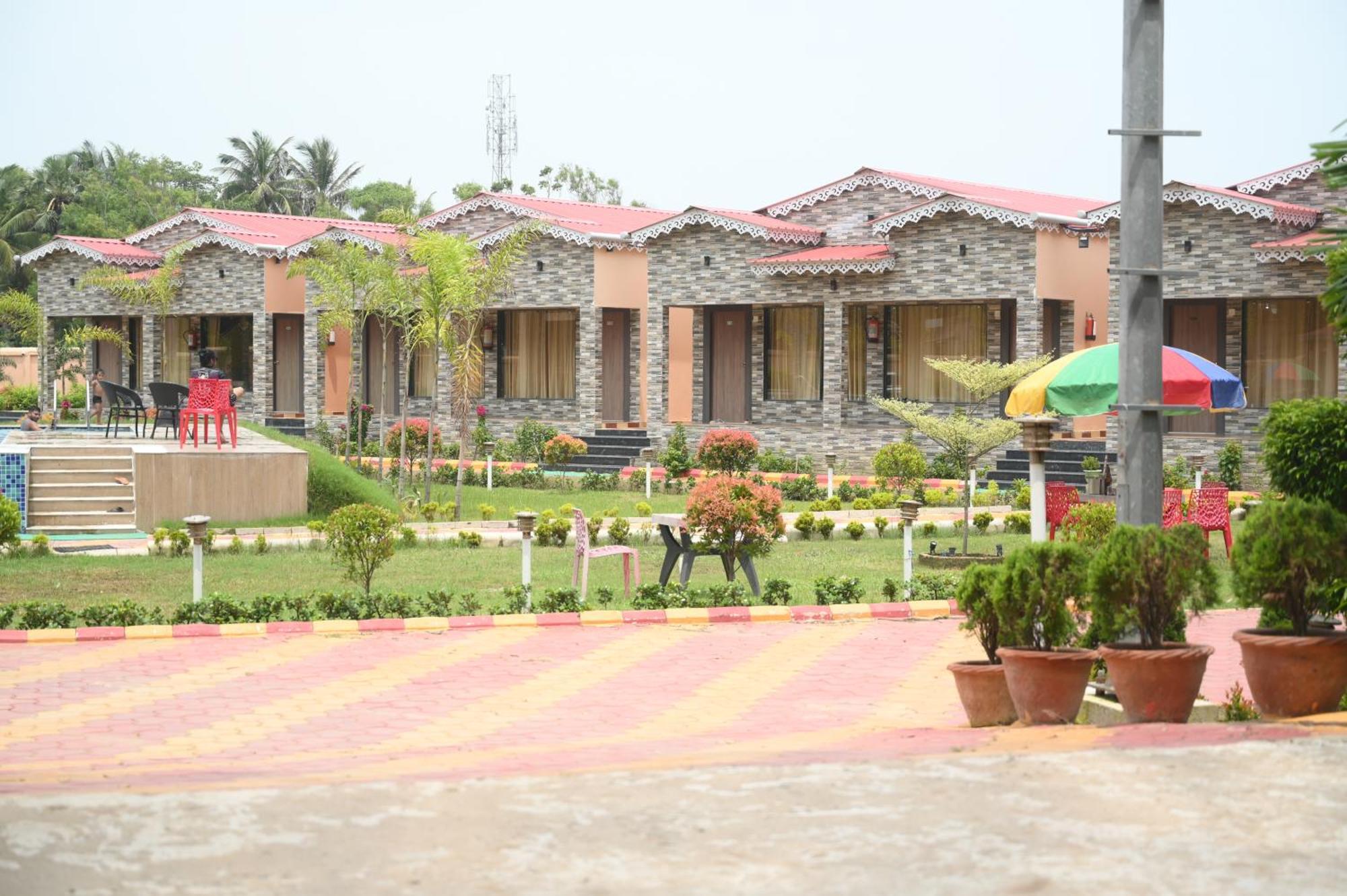 Golden View Resort And Restaurant Tajpur Bagian luar foto
